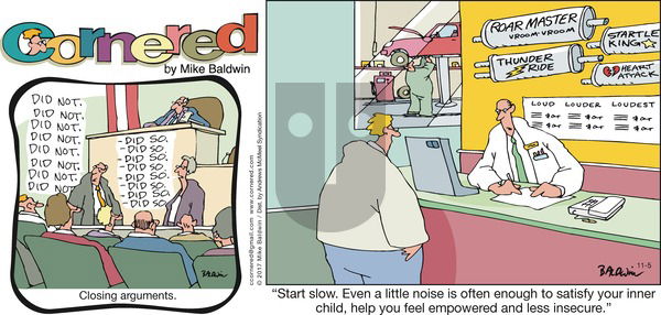Cornered on Sunday November 5, 2017 Comic Strip