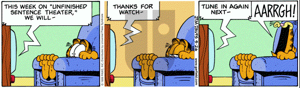 Garfield on Wednesday May 26, 1999 Comic Strip