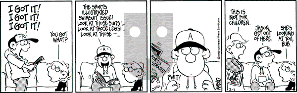 FoxTrot - Wednesday February 1, 1989 Comic Strip