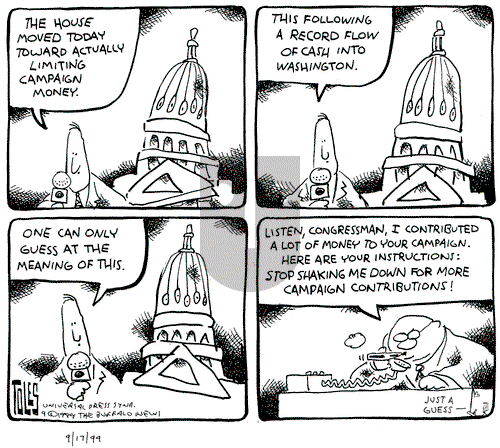 Tom Toles on Friday September 17, 1999 Comic Strip