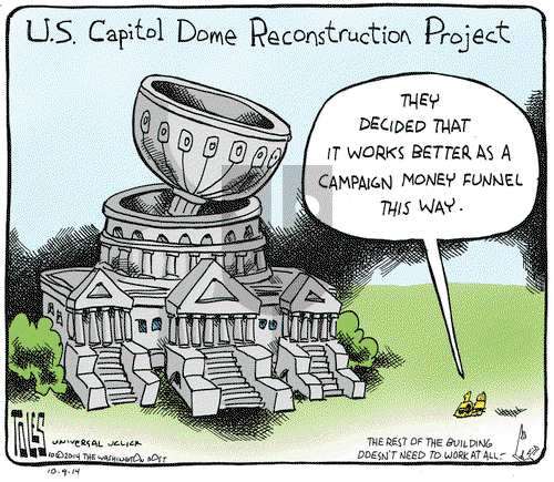 Tom Toles on Thursday October 9, 2014 Comic Strip