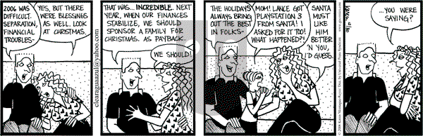 Clear Blue Water on Saturday December 30, 2006 Comic Strip
