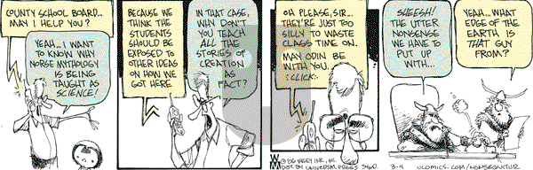 Non Sequitur on Saturday March 4, 2006 Comic Strip