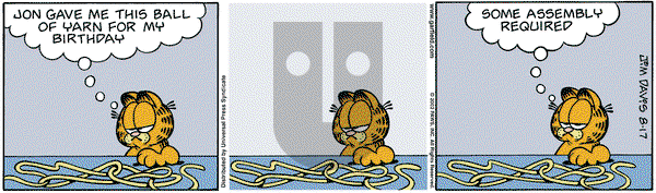 Garfield - Saturday August 17, 2002 Comic Strip