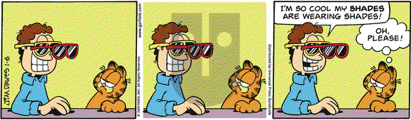 Garfield on Tuesday January 6, 2009 Comic Strip