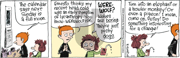 Cul de Sac on Saturday February 20, 2010 Comic Strip