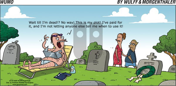 WuMo on Sunday April 5, 2020 Comic Strip