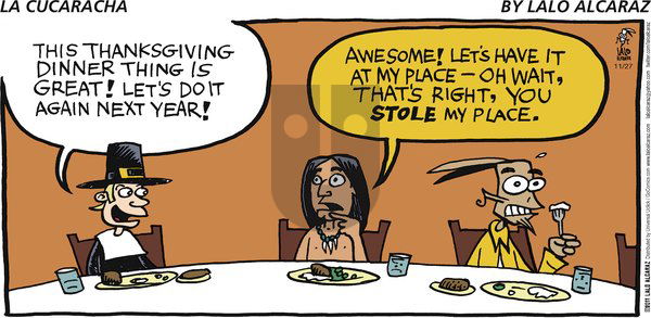 La Cucaracha on Sunday November 27, 2011 Comic Strip