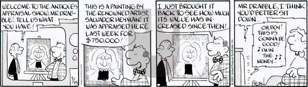 Drabble on Friday May 25, 2001 Comic Strip