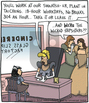 The Argyle Sweater - Saturday April 7, 2012 Comic Strip