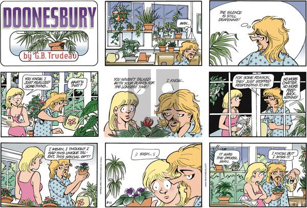 Doonesbury on Sunday August 11, 2002 Comic Strip