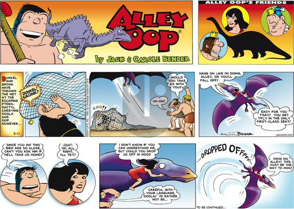 Alley Oop on Sunday May 11, 2014 Comic Strip