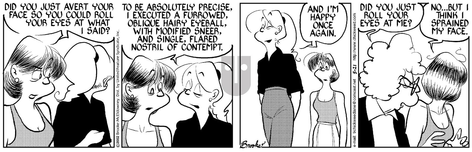 9 Chickweed Lane - Tuesday May 21, 2002 Comic Strip