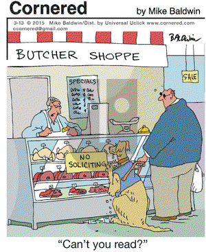 Cornered on Friday March 13, 2015 Comic Strip