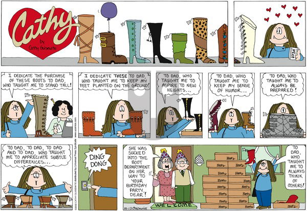 Cathy Classics on Sunday October 13, 2013 Comic Strip
