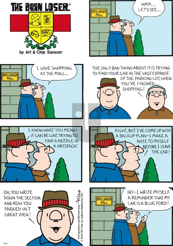 The Born Loser on Sunday October 29, 2023 Comic Strip