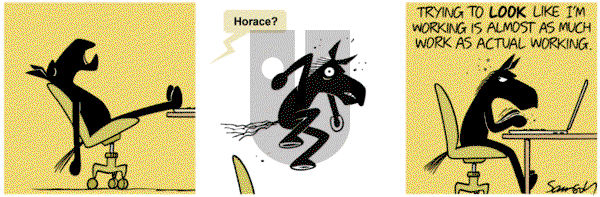 Dark Side of the Horse on Monday March 26, 2018 Comic Strip