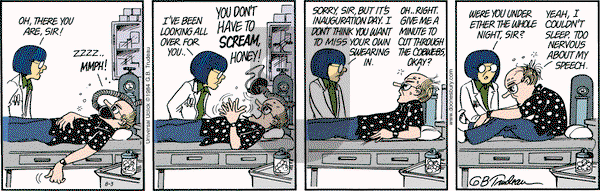 Doonesbury on Monday August 3, 2015 Comic Strip
