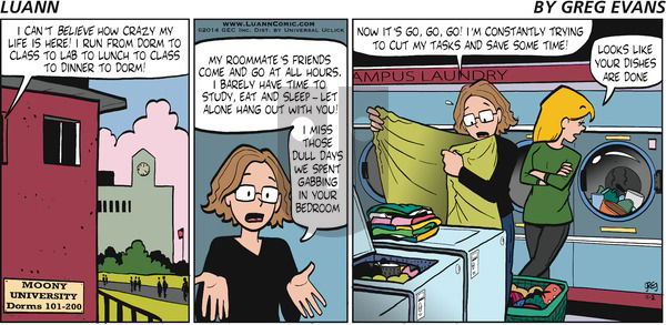 Luann - Sunday November 2, 2014 Comic Strip