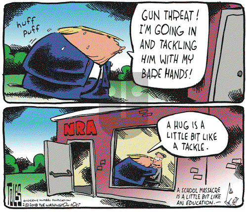Tom Toles on Wednesday February 28, 2018 Comic Strip