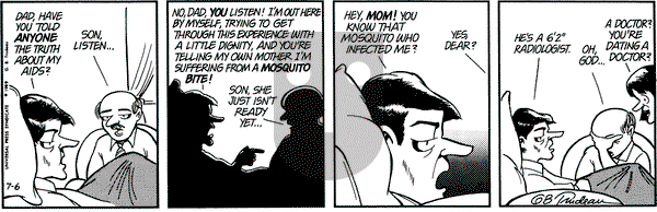 Doonesbury on Thursday July 6, 1989 Comic Strip