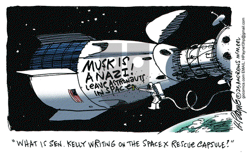 Henry Payne on Tuesday March 18, 2025 Comic Strip