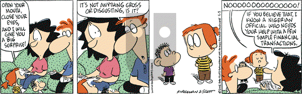 Baby Blues on Saturday May 3, 2003 Comic Strip