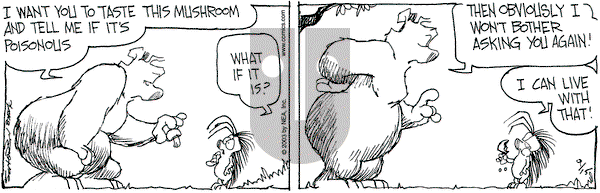 The Grizzwells on Sunday February 15, 2004 Comic Strip