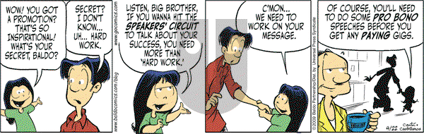 Baldo on Wednesday April 22, 2009 Comic Strip