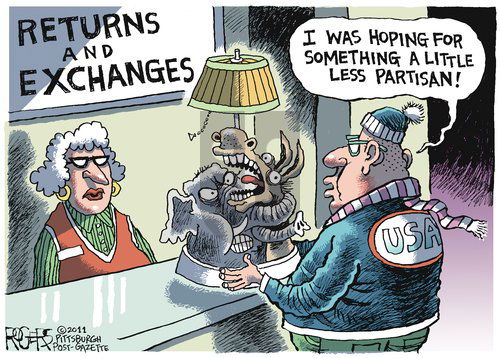 Rob Rogers on Sunday December 25, 2011 Comic Strip