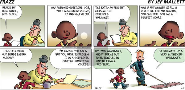 Frazz on Sunday October 8, 2017 Comic Strip