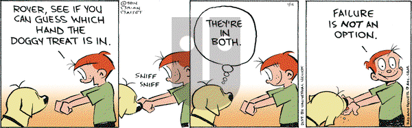 Red and Rover on Wednesday January 15, 2014 Comic Strip