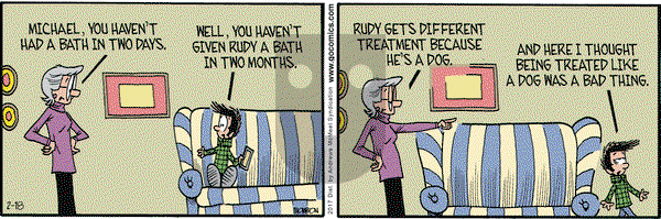 Grand Avenue on Saturday February 18, 2017 Comic Strip