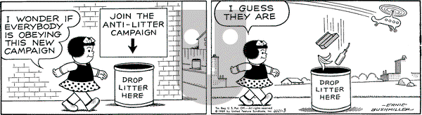 Nancy on Thursday July 3, 1969 Comic Strip