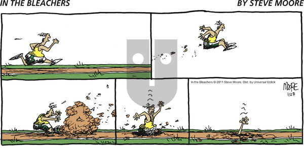 In the Bleachers on Sunday November 27, 2011 Comic Strip