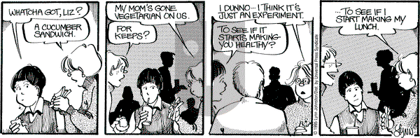 For Better or For Worse on Monday January 16, 1995 Comic Strip
