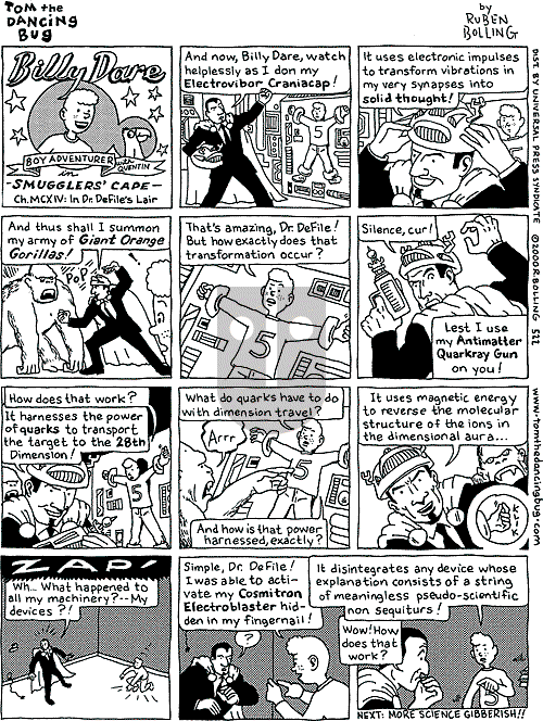 Tom the Dancing Bug on Saturday November 18, 2000 Comic Strip