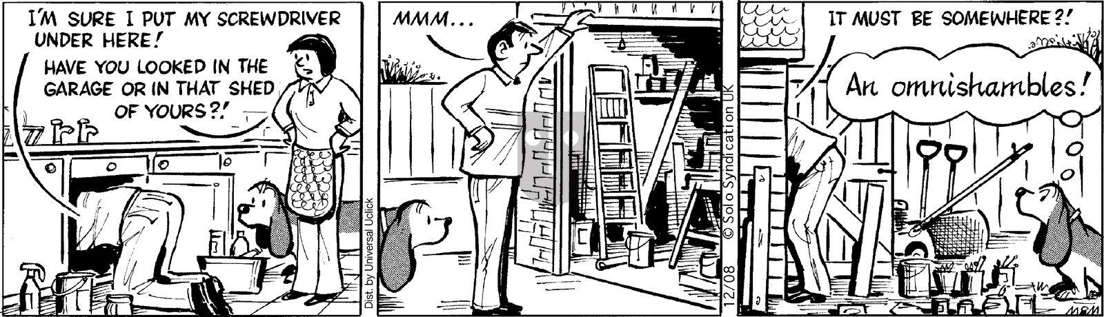 Fred Basset on Monday December 8, 2014 Comic Strip