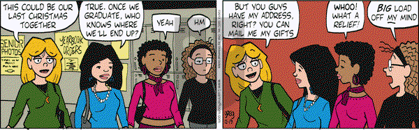 Luann on Thursday December 19, 2013 Comic Strip