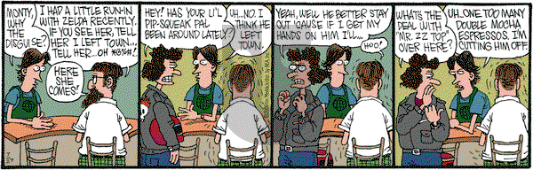 Monty on Monday July 27, 2009 Comic Strip