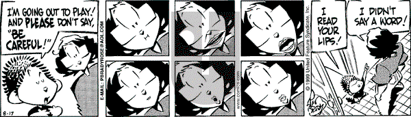 Rose is Rose on Tuesday August 17, 1999 Comic Strip