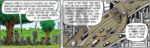 Cleats on Saturday July 13, 2002 Comic Strip