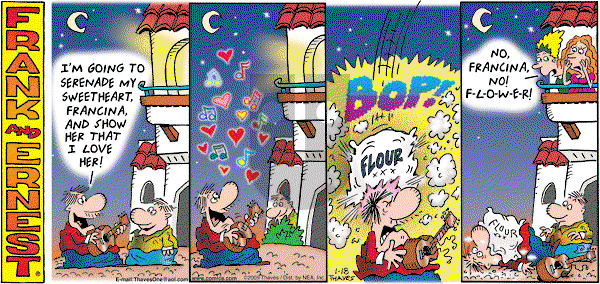 Frank and Ernest on Sunday January 18, 2009 Comic Strip