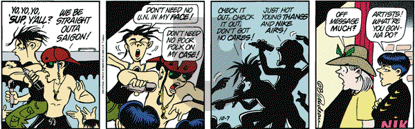Doonesbury on Thursday October 7, 1999 Comic Strip