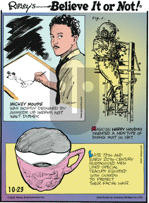 Ripley's Believe It or Not on Friday October 23, 2020 Comic Strip
