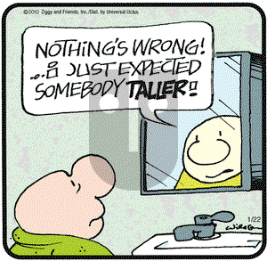 Ziggy - Friday January 22, 2010 Comic Strip