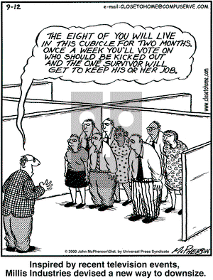 Close to Home on Tuesday September 12, 2000 Comic Strip