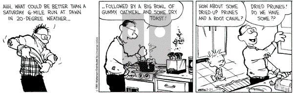 Calvin and Hobbes on Saturday February 21, 2015 Comic Strip