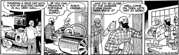Alley Oop on Friday July 24, 1970 Comic Strip