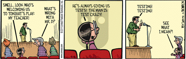 Grand Avenue on Saturday April 16, 2011 Comic Strip